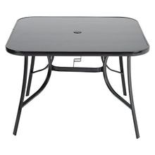 Load image into Gallery viewer, 80/105cm Wide Square Garden Table Patio Outdoor Dining Table Coffee Bistro Table Garden Dining Table Living and Home