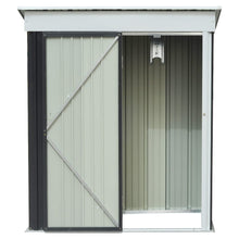 Load image into Gallery viewer, 3X5 Metal Storage Shed with Rack Patio Garden Tool House Garden Sheds Living and Home