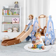 Load image into Gallery viewer, Musical Adjustable Swing and Slide Set for Kids Swing & Slide Living and Home