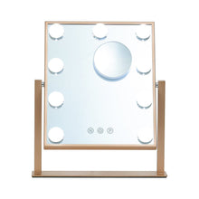 Load image into Gallery viewer, Adjustable LED Hollywood Vanity Mirror Touch Screen Control LED Make Up Mirrors Living and Home Rose Gold With Magnifier