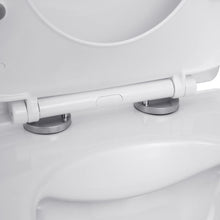Load image into Gallery viewer, 35cm W White Bathroom Wall Mounted Elongated Toilet Toilet Living and Home