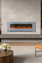Load image into Gallery viewer, 50/60 inch Electric Fireplace 5000 BTU Wall Mounted Fireplaces Heater 9 Available Flame Colours Wall Mounted Fireplaces Living and Home