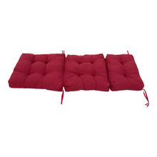Load image into Gallery viewer, Livingandhome Adirondack Patio Chair Cushion - Red