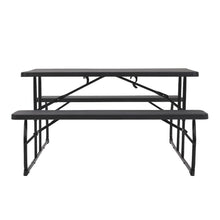 Load image into Gallery viewer, Livingandhome Foldable Picnic Table and Bench Set