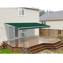 Load image into Gallery viewer, Retractable Patio Awning - Manual Shelter - Green Awnings Living and Home