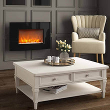 Load image into Gallery viewer, 35 Inch Curved Screen Electric Fireplace Realistic 1800W Fire Effect Heater Wall Mounted Fireplaces Living and Home