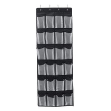 Load image into Gallery viewer, 24 Pocket Fabric Door Hanging Storage Bag with Hooks Shelves & Racks Living and Home
