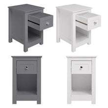 Load image into Gallery viewer, Nightstand Wooden Bedside Table Sofa End Side Table Storage Drawer Cabinet End Tables Living and Home