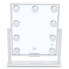 Load image into Gallery viewer, Adjustable LED Hollywood Vanity Mirror Touch Screen Control LED Make Up Mirrors Living and Home White Single