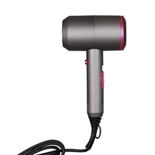 Load image into Gallery viewer, Grey Hair Dryer with 2 Nozzles and 1 Diffuser