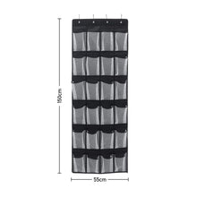 Load image into Gallery viewer, 24 Pocket Fabric Door Hanging Storage Bag with Hooks Shelves & Racks Living and Home