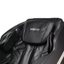 Load image into Gallery viewer, 135.9cm D Real Relax Black Faux Leather Massage Chair with 6 Pre-Set Auto Modes Message Chairs Living and Home