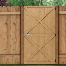 Load image into Gallery viewer, Garden Flat Top Pine Wood Gate Kit With Screw Kit Garden Gates Living and Home