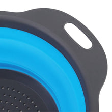 Load image into Gallery viewer, Collapsible Kitchen Silicone Colander Strainer Bowl Kitchen Storage Baskets Living and Home