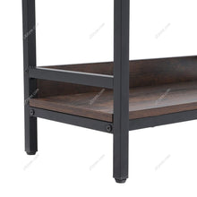 Load image into Gallery viewer, 5-Tier Arched Wooden Bookcase Storage Shelf Living and Home