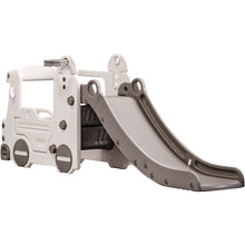 Load image into Gallery viewer, Indoor Baby Bus Toddlers Safety Climber Playset with Slide Swing & Slide Living and Home