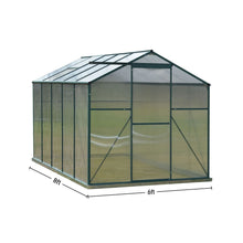 Load image into Gallery viewer, Livingandhome Aluminium Hobby Greenhouse with Window Opening