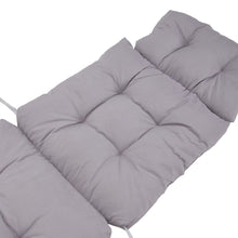Load image into Gallery viewer, Livingandhome Outdoor Thickened Lounger Cushion - Grey