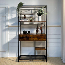 Load image into Gallery viewer, Direct Vintage Plant Stand Storage Shelf with Drawers Living and Home