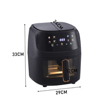 Load image into Gallery viewer, 5L White/Black Digital Smart Air Fryer with Visible Window Kitchen Appliances Living and Home