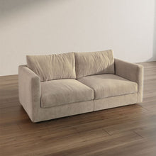 Load image into Gallery viewer, Cottonfy Retro Elegance Luxe Fabric Sofa with Mid-Century Charm Cottonfy UK