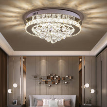 Load image into Gallery viewer, LED Ceiling Light Chandelier Lamp with Crystal Droplets Ceiling Lights Living and Home