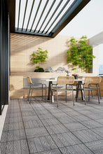 Load image into Gallery viewer, 30cm L Wood Grain Composite Deck Tile Set of 11/6 Floor Planks Living and Home
