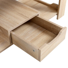 Load image into Gallery viewer, Wooden End Table Coffee Table with 1 Drawer Storage Unit End Tables Living and Home