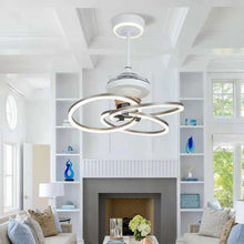 Load image into Gallery viewer, Lightsin 60cm Aluminum Ceiling Fan Light with Remote Timer Control Lightsin UK