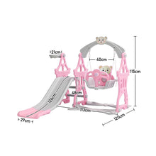 Load image into Gallery viewer, Fun Indoor and Outdoor Swing and Slide Set for Kids Swing Sets & Playsets Living and Home