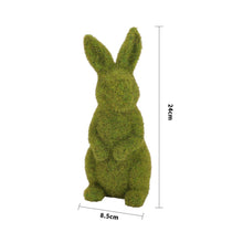 Load image into Gallery viewer, Moss Standing Bunny Rabbit Easter Garden Home Decoration Garden Ornaments Living and Home