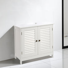 Load image into Gallery viewer, Under Sink Storage Cabinet Double Doors Shelves Cupboard