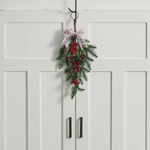 Load image into Gallery viewer, 50CM Christmas Wreath Garland Hanging Tree Pinecone Front Door Wreath Decoration