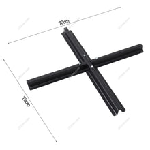 Load image into Gallery viewer, Garden 3M Banana Parasol Cantilever Hanging Sun Shade Umbrella Shelter with Cross Base