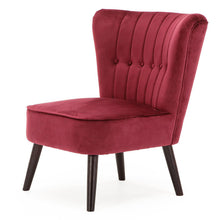 Load image into Gallery viewer, Velvet Accent Chair With Buttons
