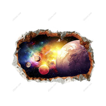 Load image into Gallery viewer, 3D Wall Stickers Planet Universe Galaxy Outer Space Spacecraft Astronaut