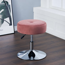 Load image into Gallery viewer, 360° Swivel Velvet Bar Stool Gas Lift Dressing Table Stool