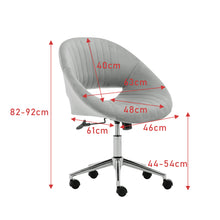 Load image into Gallery viewer, Office Luxury Velvet 360°Swivel Rocking Chair Computer Desk Seat