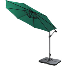 Load image into Gallery viewer, 3M Dark Green Sun Parasol Hanging Banana Umbrella