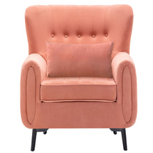 Load image into Gallery viewer, Buttoned High Back Lounge Armchair with Cushion