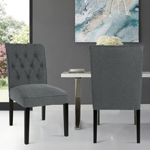 Load image into Gallery viewer, Set of 2 Buttoned Dining Chairs