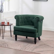Load image into Gallery viewer, Soft Armchair Curved Accent Chair