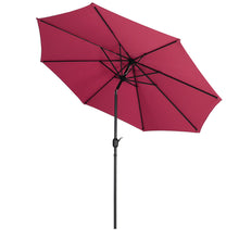 Load image into Gallery viewer, 3M Round Sunshade Parasol Umbrella Easy Tilt Without Base
