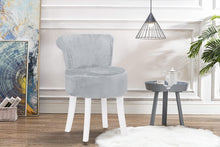 Load image into Gallery viewer, Plush Shaggy Dressing Table Stool Piano Seat