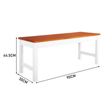 Load image into Gallery viewer, Natural Solid Wood Bench