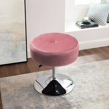 Load image into Gallery viewer, 360° Swivel Velvet Bar Stool Gas Lift Dressing Table Stool