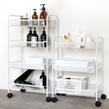 Load image into Gallery viewer, Portable Kitchen Trolley Mesh Storage Rack