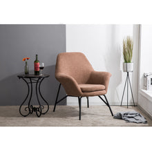 Load image into Gallery viewer, Modern Linen Tub Chair Armchair, Coffee