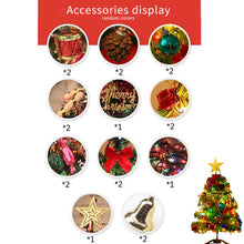 Load image into Gallery viewer, Artificial Mini Tabletop Christmas Tree with LED Lights