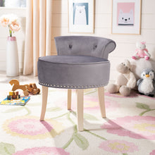 Load image into Gallery viewer, Velvet Vanity Dressing Table Stool Piano Chair